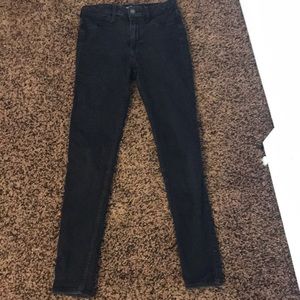 💎black high- rise jean legging